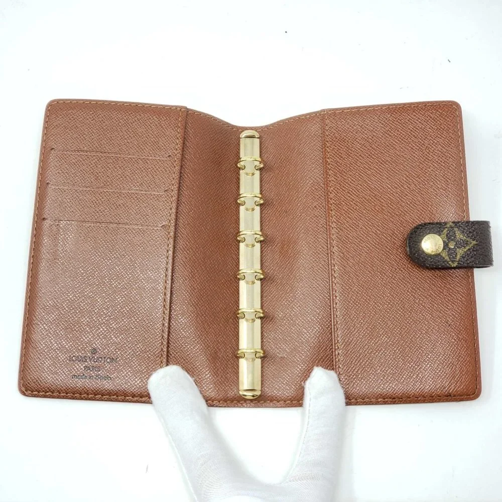 100% Authentic Louis Vuitton Monogram Diary Cover Agenda PM - Picture 7 of 9